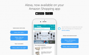 Screen shot of Alexa App that Allegedly Infringes Patents in Suit